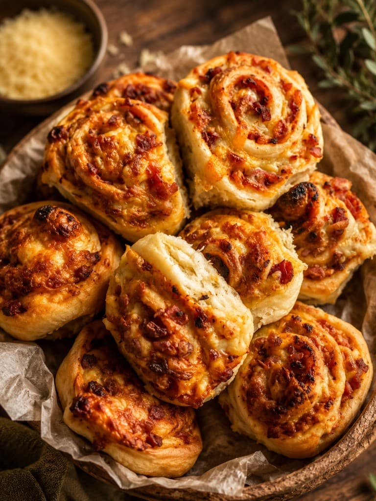 Cheese & Bacon Scrolls